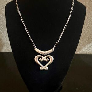 Brighton Genoa Heart Necklace ( Small Heart )  Rare